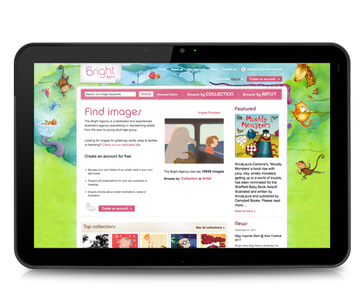 Screenshot of The Bright Agency
